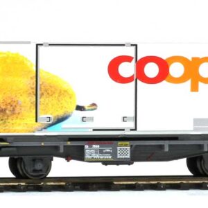 RhB Lb-v 7879 Containerwagen Coop Birne