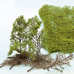 15 Bäume Bausätze mit HEKI-Flor