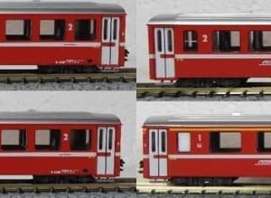 RhB Einheitswagen (EW I) Grundset 4-teilig