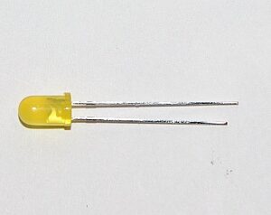 LED 5mm gelb, Packung à 10 Stk.