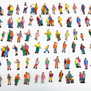 Stehende Figuren, Einfachbemalung, 100 Stk.