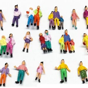 Stehende Figuren, Einfachbemalung, 50 Stk.