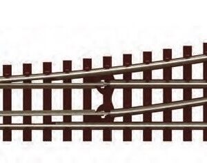 Weiche 10° links, mittlerer Radius